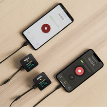 画像をギャラリービューアに読み込む, Wireless GO II ワイヤレス送受信機マイクシステム