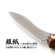 画像をギャラリービューアに読み込む, 折畳式料理ナイフ
