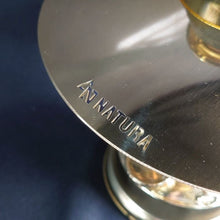 画像をギャラリービューアに読み込む, 金メッキ小型オイルランタン&真鍮シェード【真鍮ネームプレート付】