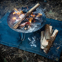 画像をギャラリービューアに読み込む, 焚き火シート(黒)95cm × 60cm