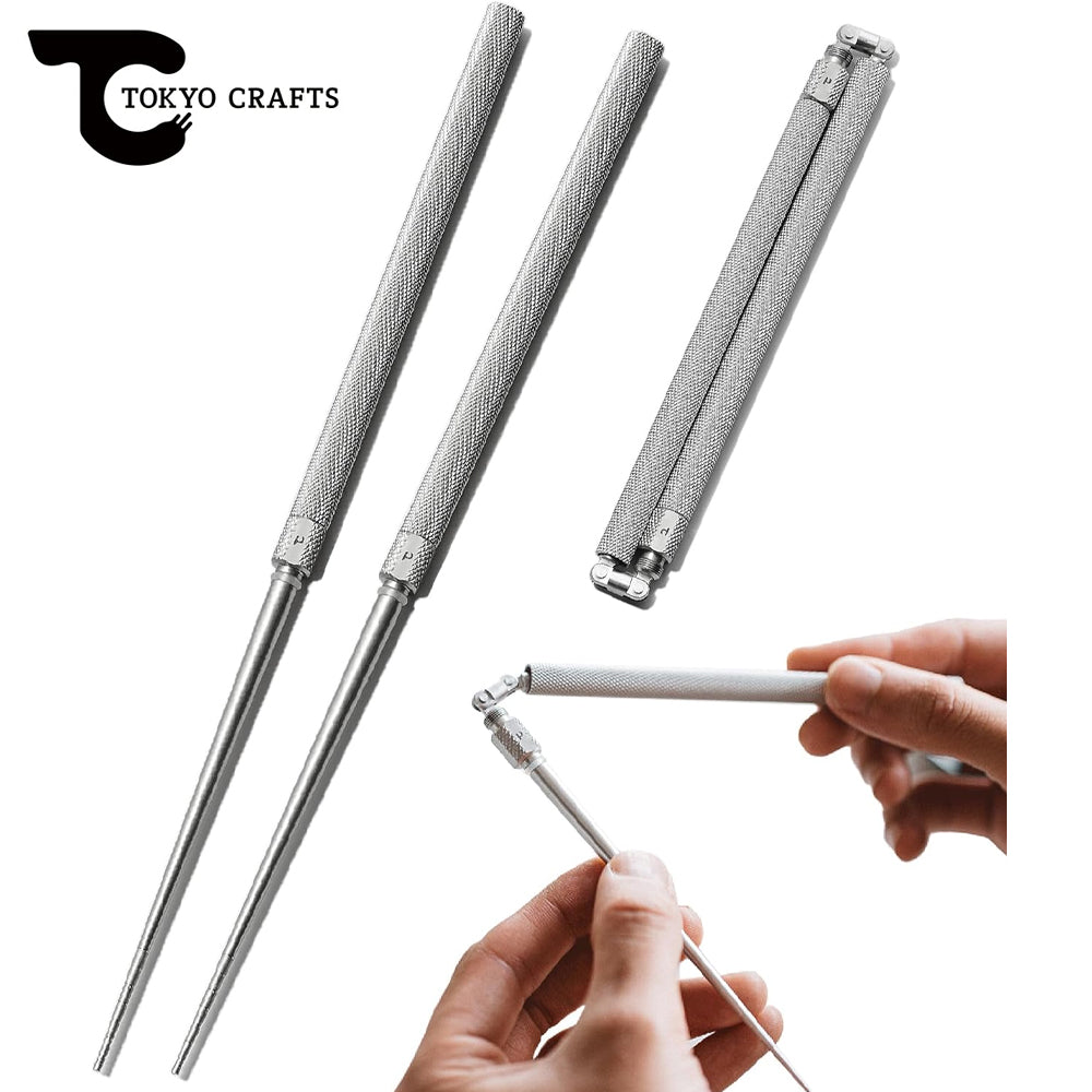 TOKYO CRAFTS TOKYO CRAFTS – 職器シリーズ 箸 シルバー TC-133 – PLUS YU