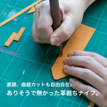画像をギャラリービューアに読み込む, レザークラフトナイフ