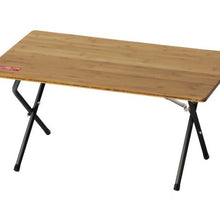 画像をギャラリービューアに読み込む, 2021雪峰祭 春 ワンアクションローテーブル竹 ブラック