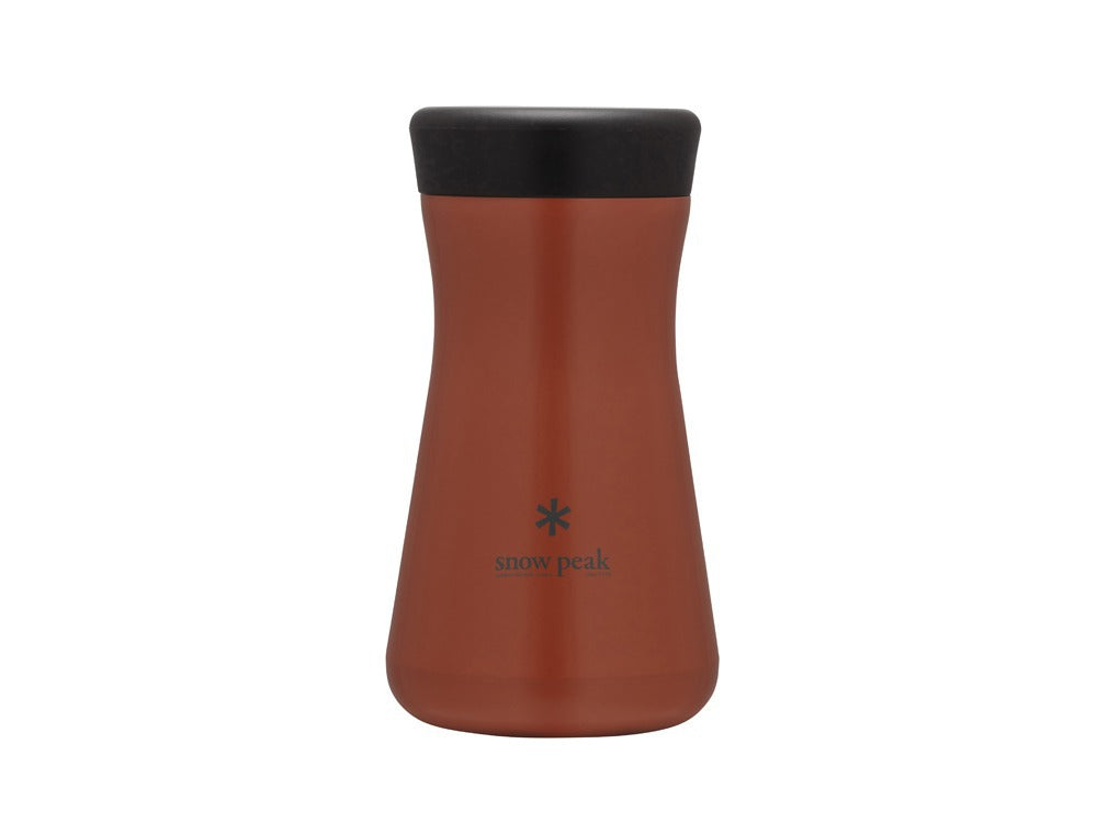 専用スノーピーク　ステンレス真空ボトル　タイプT 350 ブラック　オレンジ Snow Peak – ステンレス真空ボトルタイプ T350 TW-350 – PLUS YU