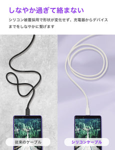 CIO シリコンケーブルCtoC 1m