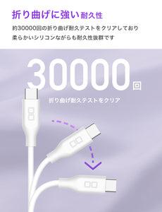 CIO シリコンケーブルCtoC 1m