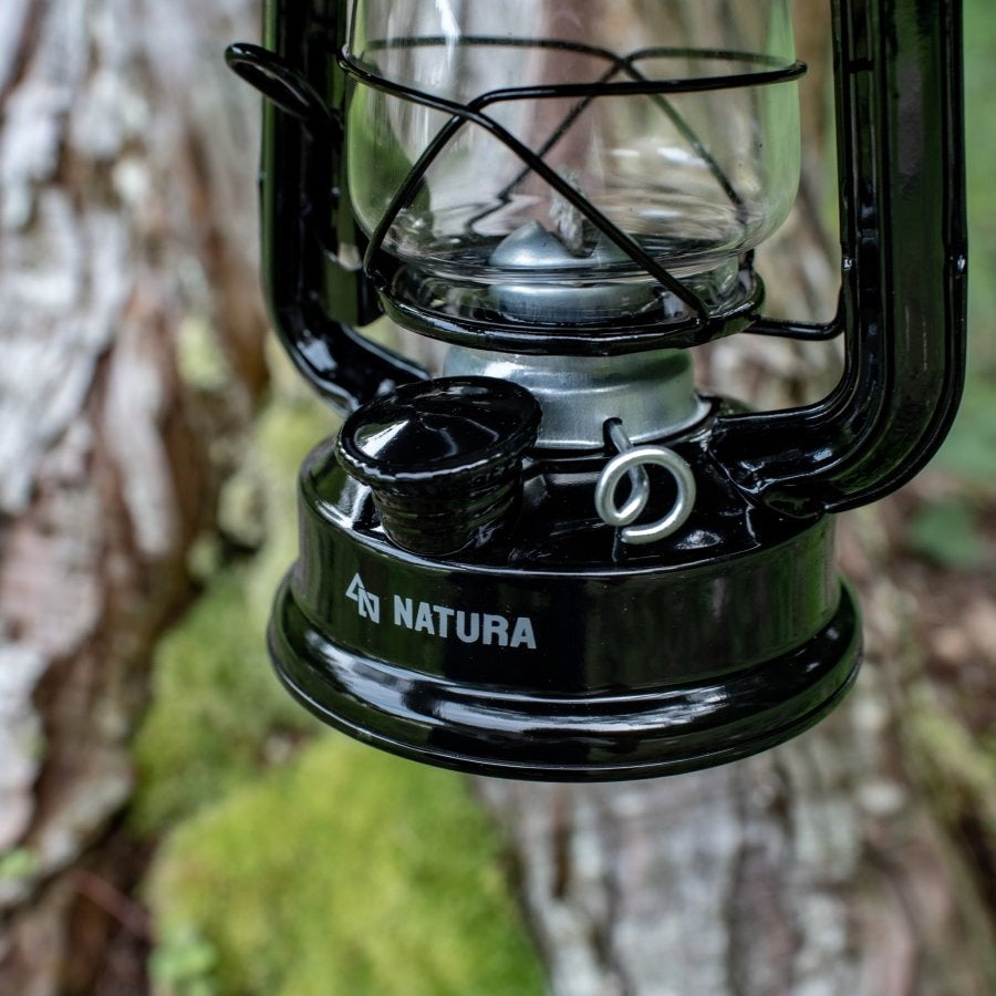 NATURA – マットブラック小型オイルランタン & マットブラック