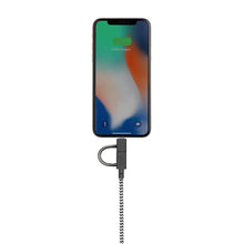 画像をギャラリービューアに読み込む, Belt Cable Universal 3 in 1ケーブル (2M) ZEBRA
